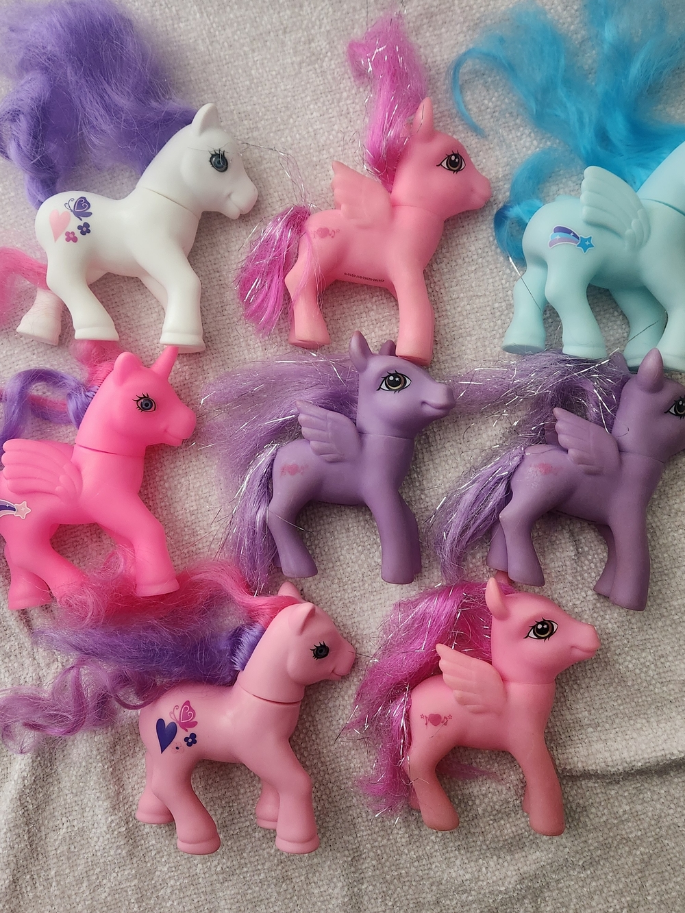 GreenBriar Ponies Collection Of 8 Comes With a Comb